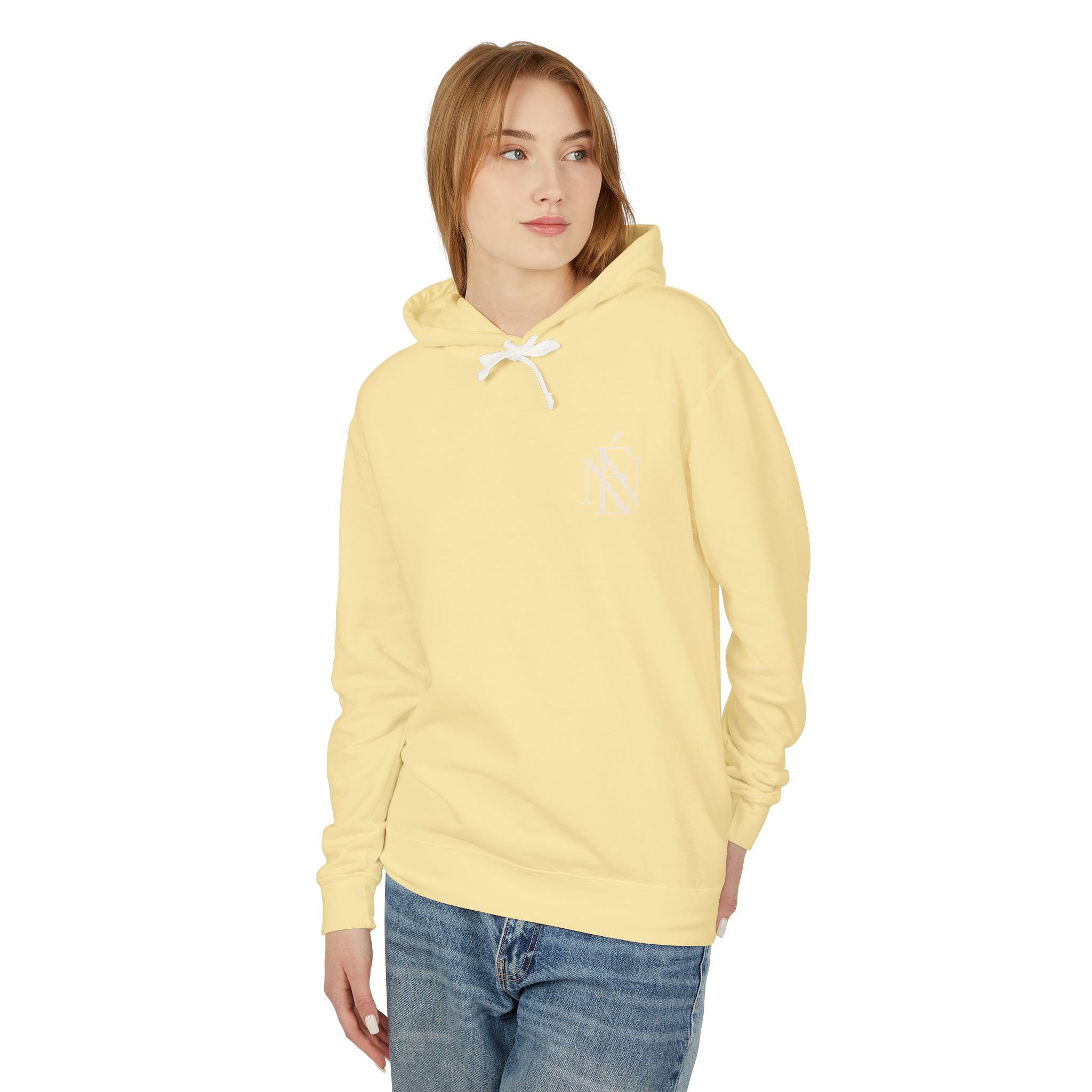 Sleek Car Headlight Eyes Graphic Lightweight Hoodie