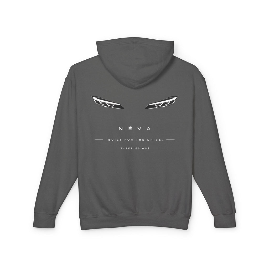 Sleek Car Headlight Eyes Graphic Lightweight Hoodie