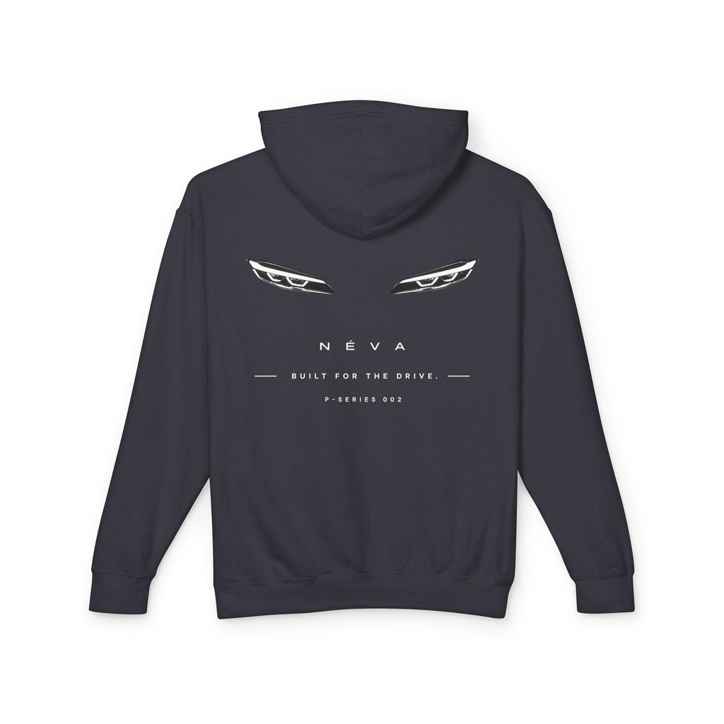 Sleek Car Headlight Eyes Graphic Lightweight Hoodie