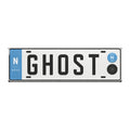 License Plate Car Magnet "GHOST"