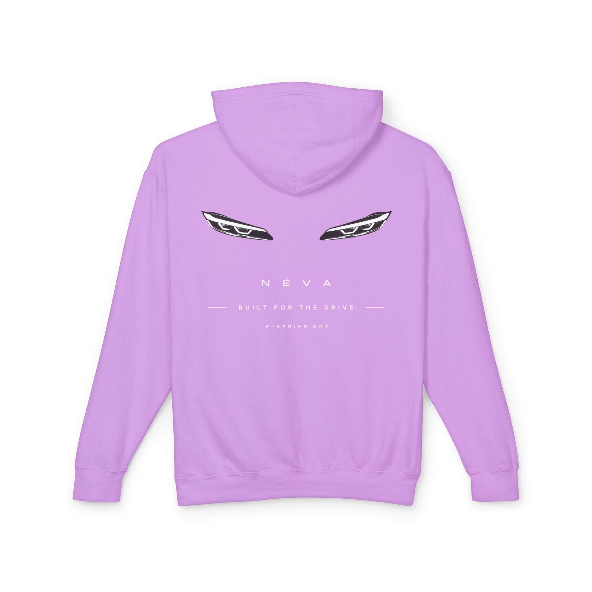 Sleek Car Headlight Eyes Graphic Lightweight Hoodie