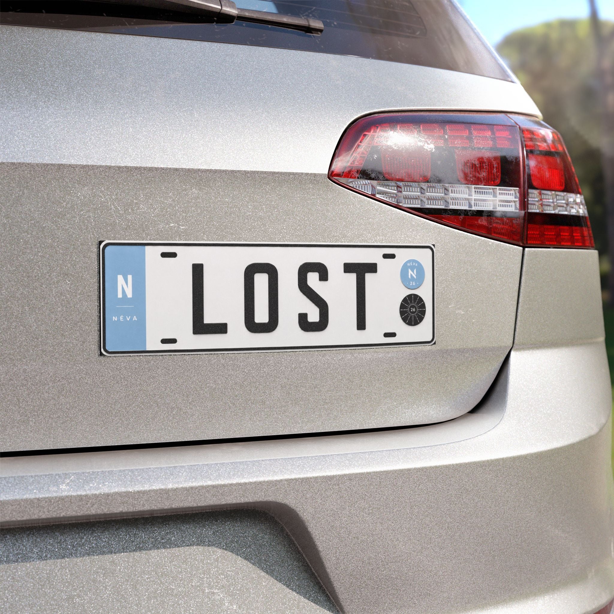 LOST License Plate Car Magnet