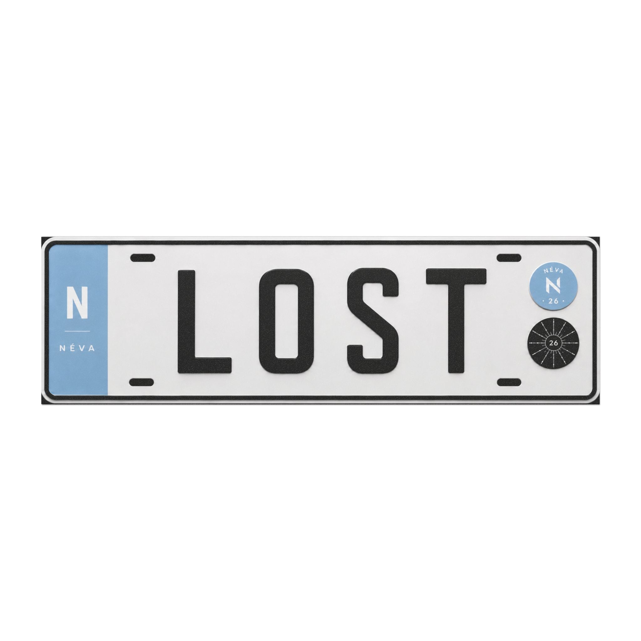LOST License Plate Car Magnet
