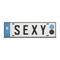 Sexy License Plate Car Magnet