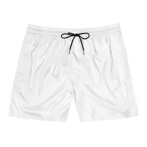 Men's Swim Shorts with Sporty Headlight Graphic