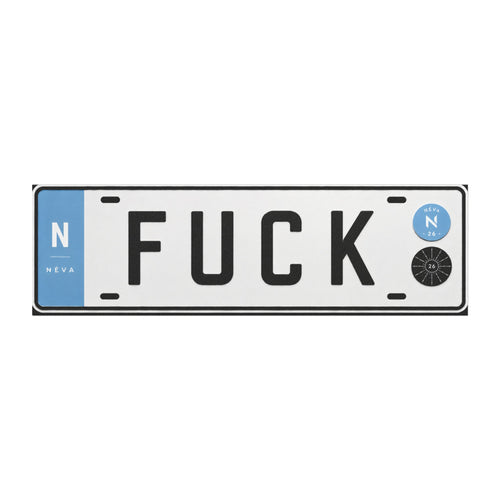 Car Magnet Bold 'FUCK' Statement