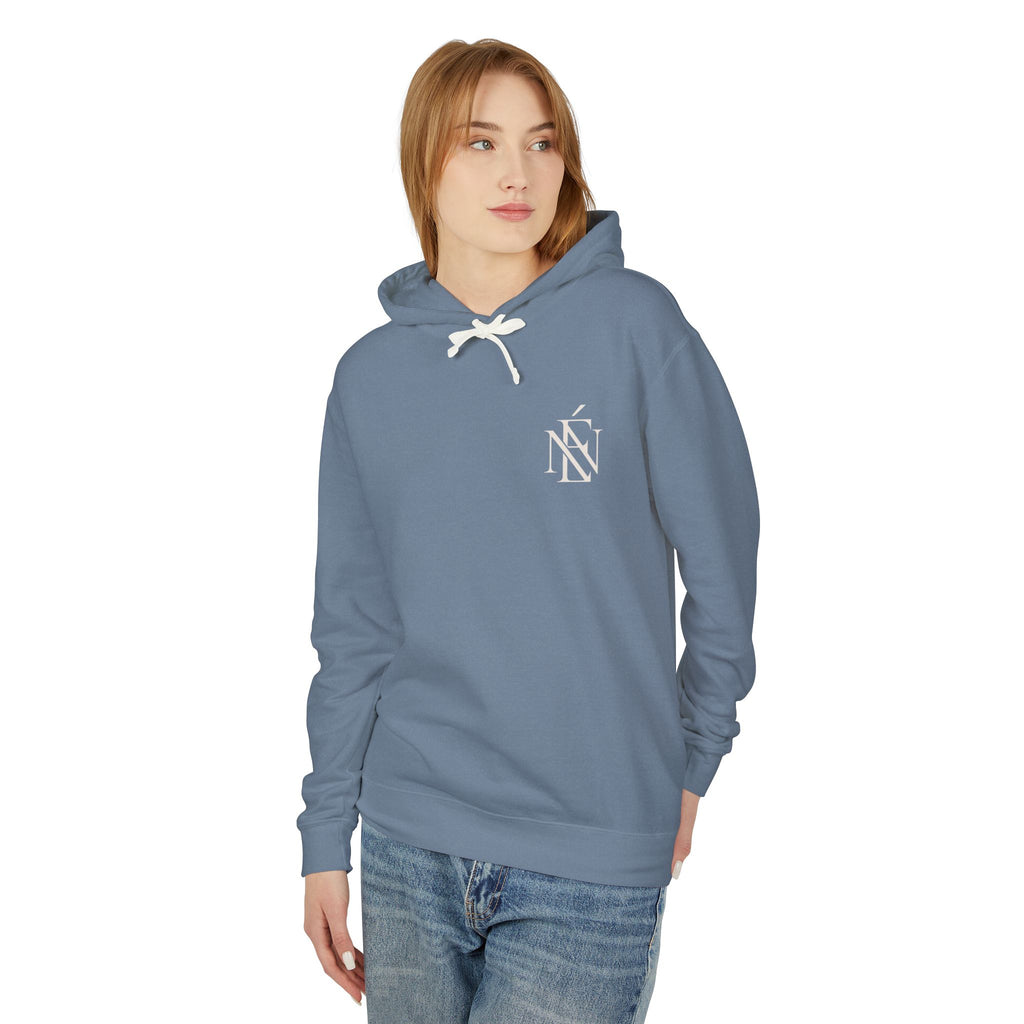 Sleek Car Headlight Eyes Graphic Lightweight Hoodie