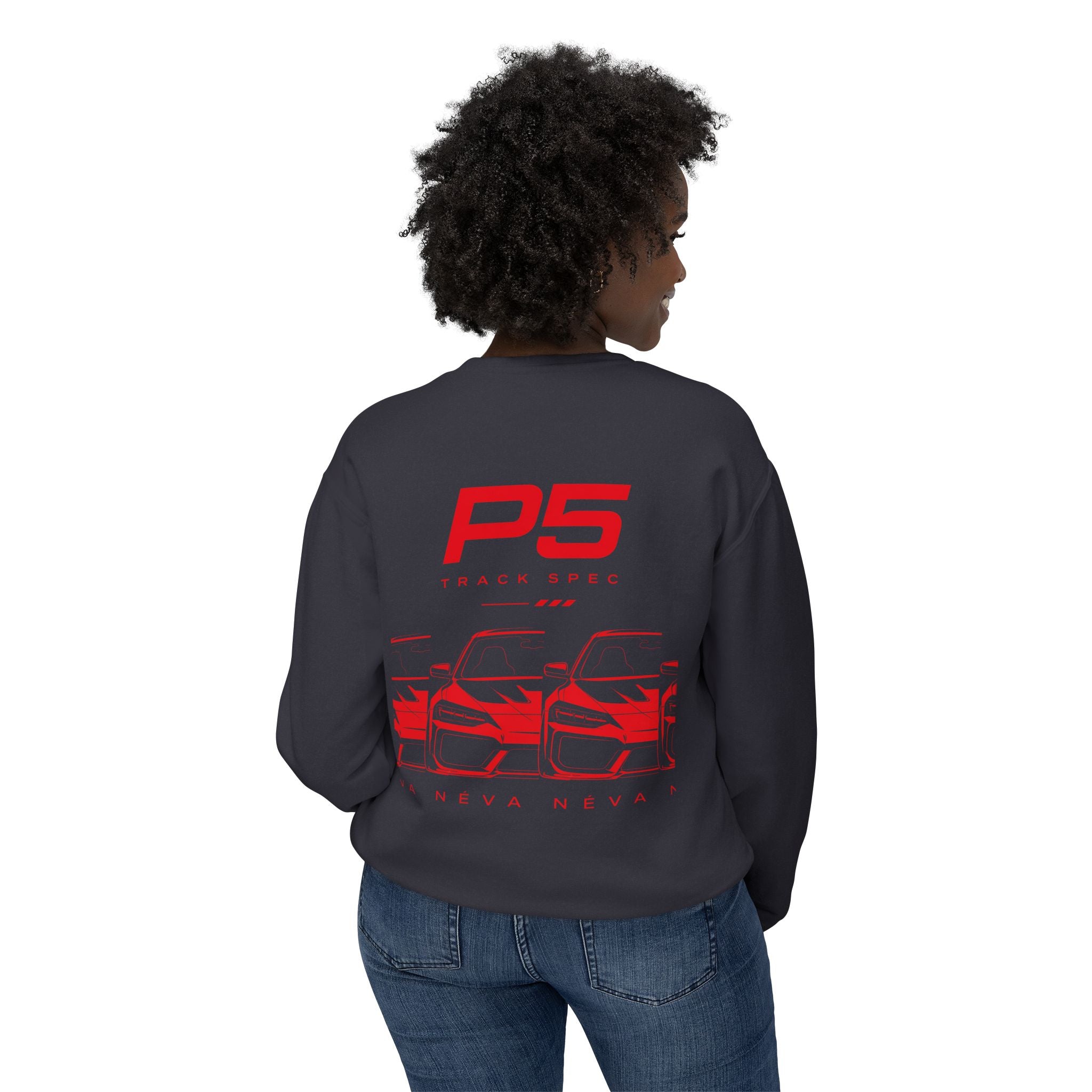 P5 Track Fade Crewneck Sweatshirt