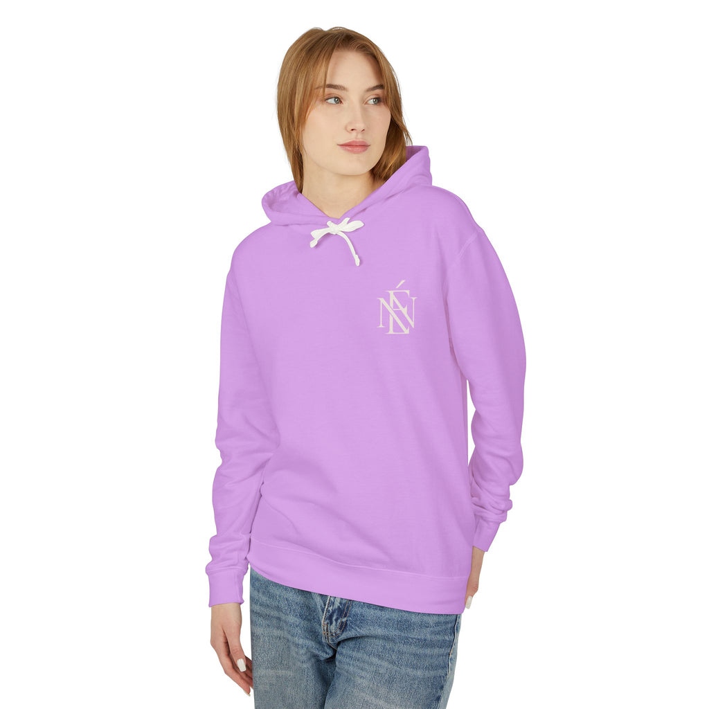 Sleek Car Headlight Eyes Graphic Lightweight Hoodie
