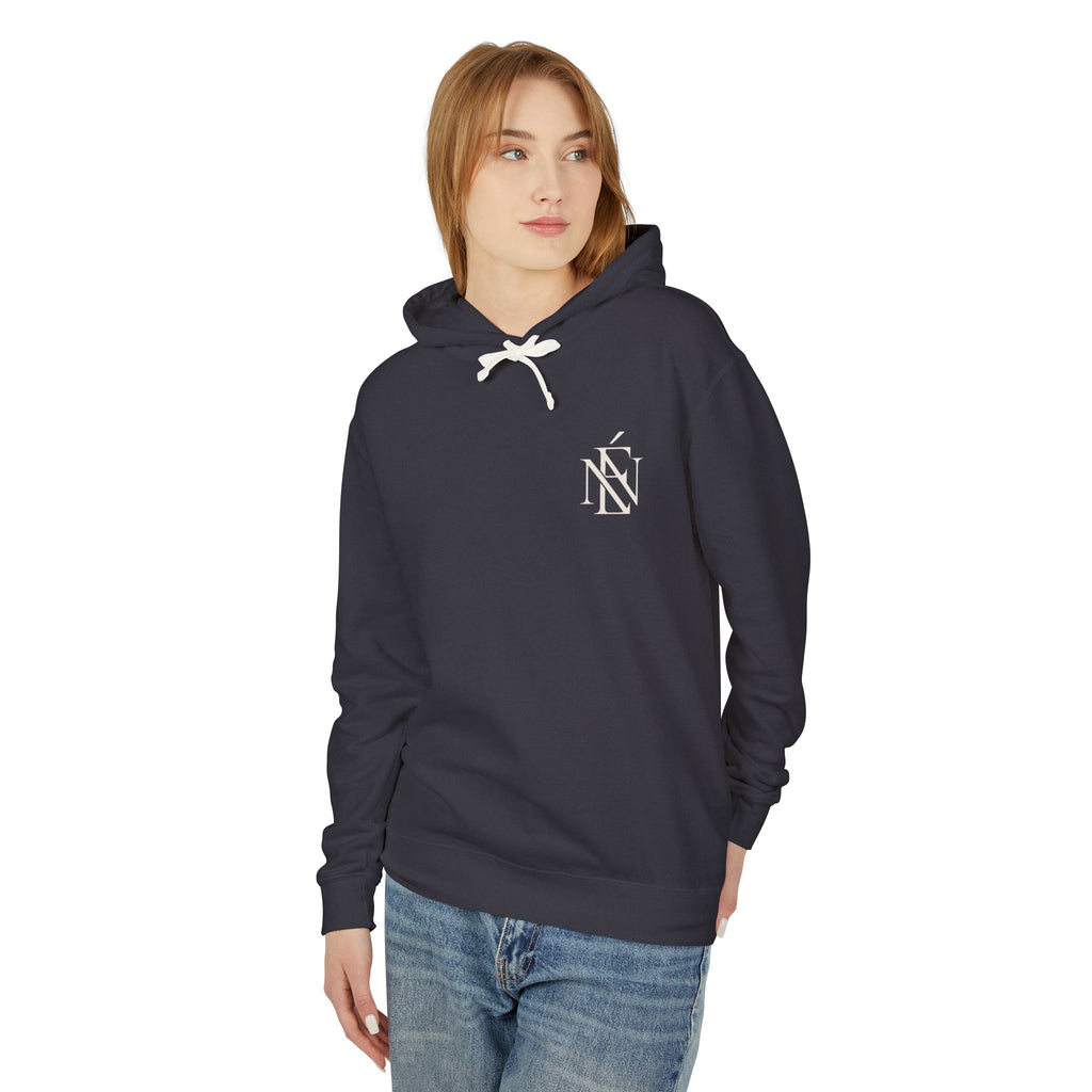 Sleek Car Headlight Eyes Graphic Lightweight Hoodie