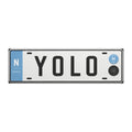 YOLO License Plate Car Magnet