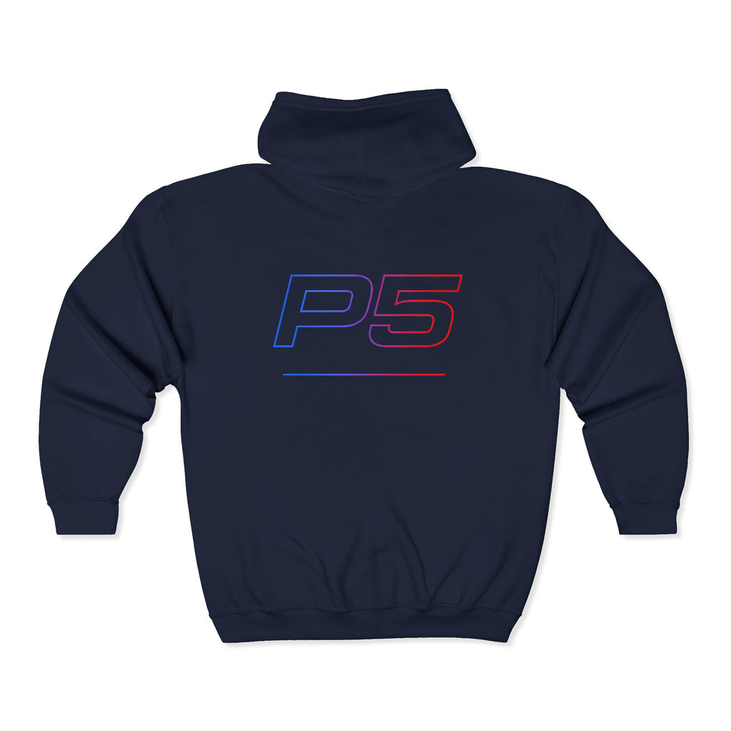 P5 Retro Racing Zip Hoodie