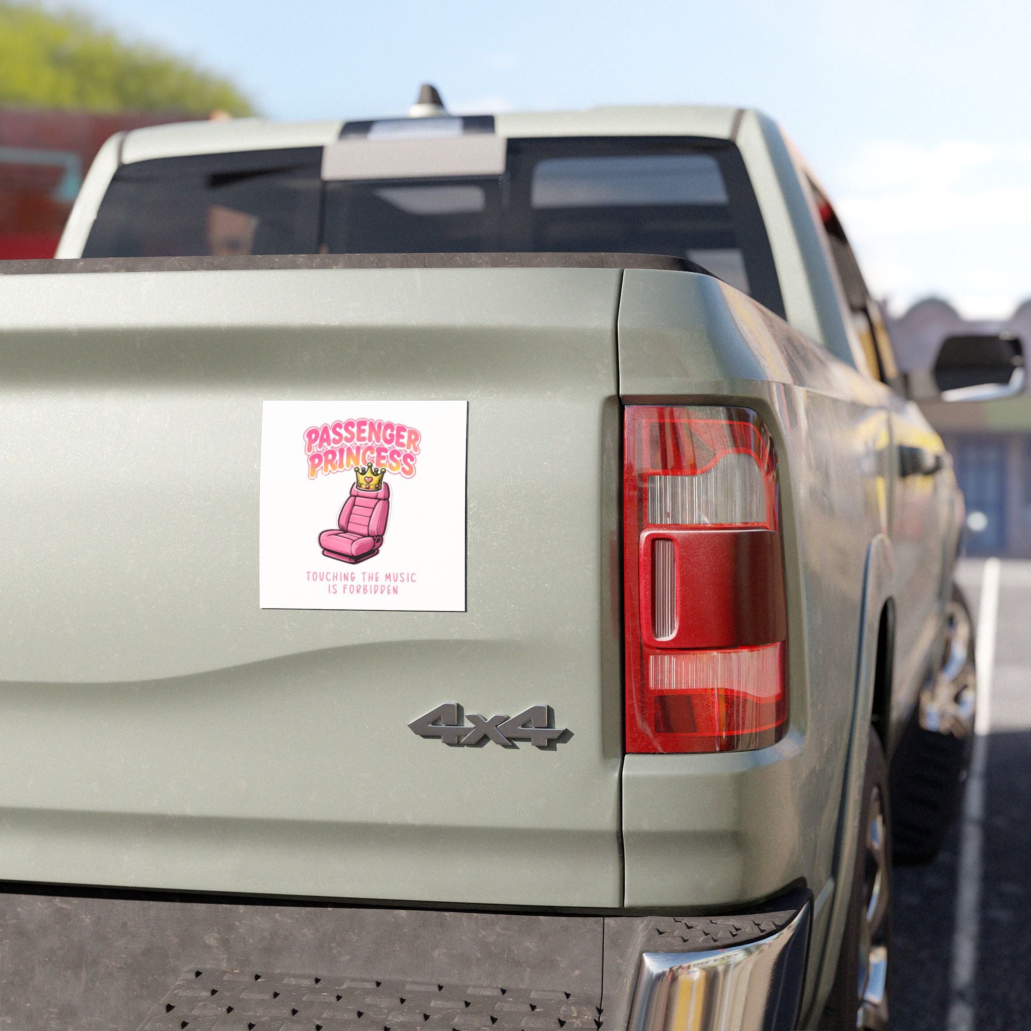 Passenger Princess Car Magnet