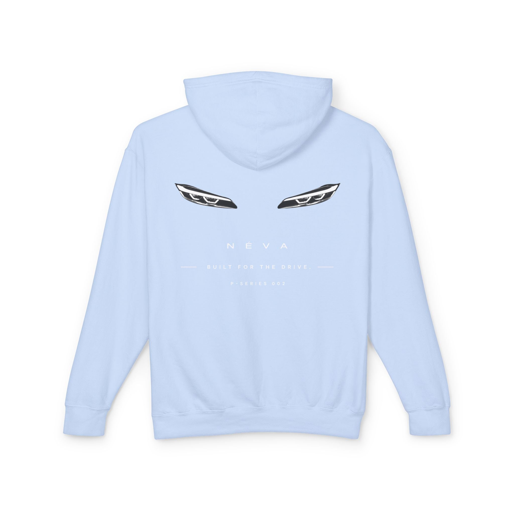 Sleek Car Headlight Eyes Graphic Lightweight Hoodie