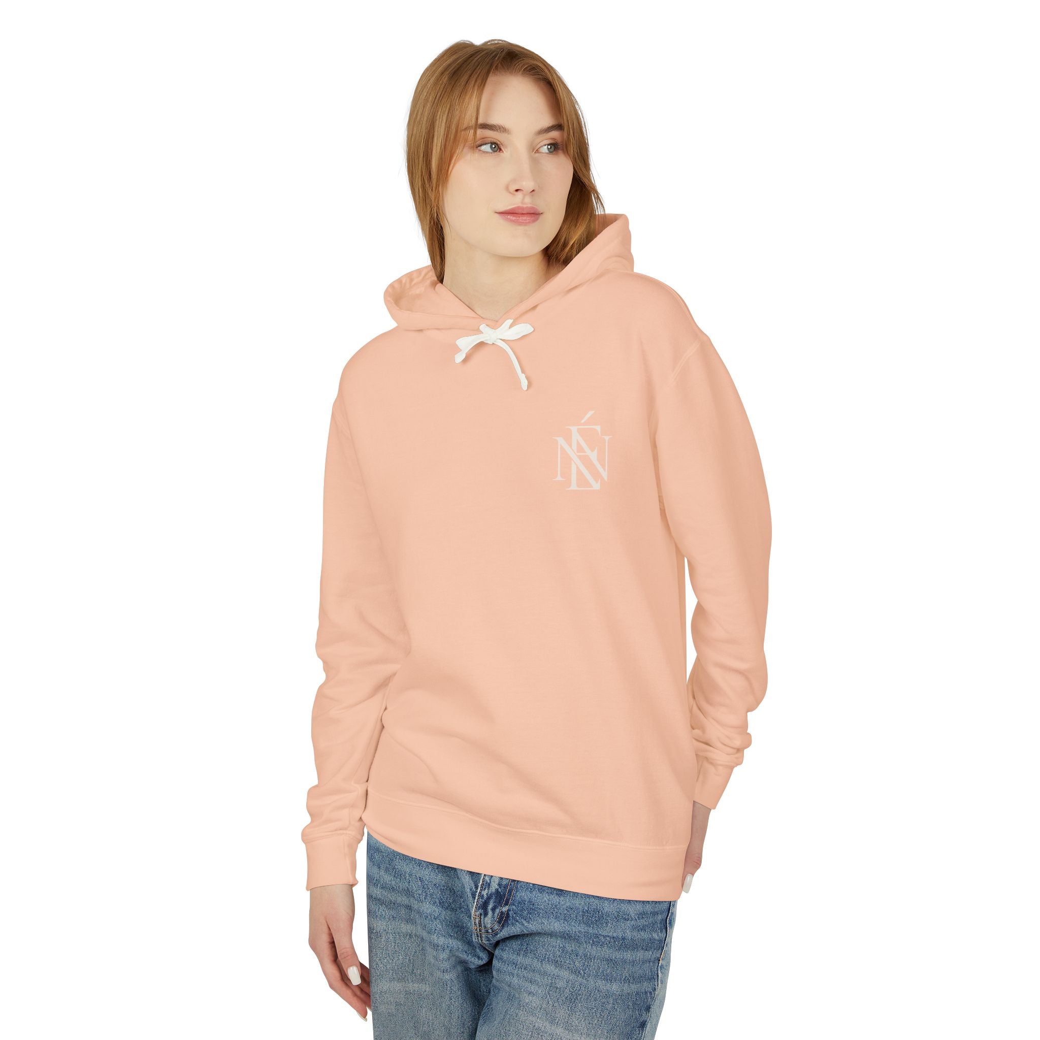 Sleek Car Headlight Eyes Graphic Lightweight Hoodie