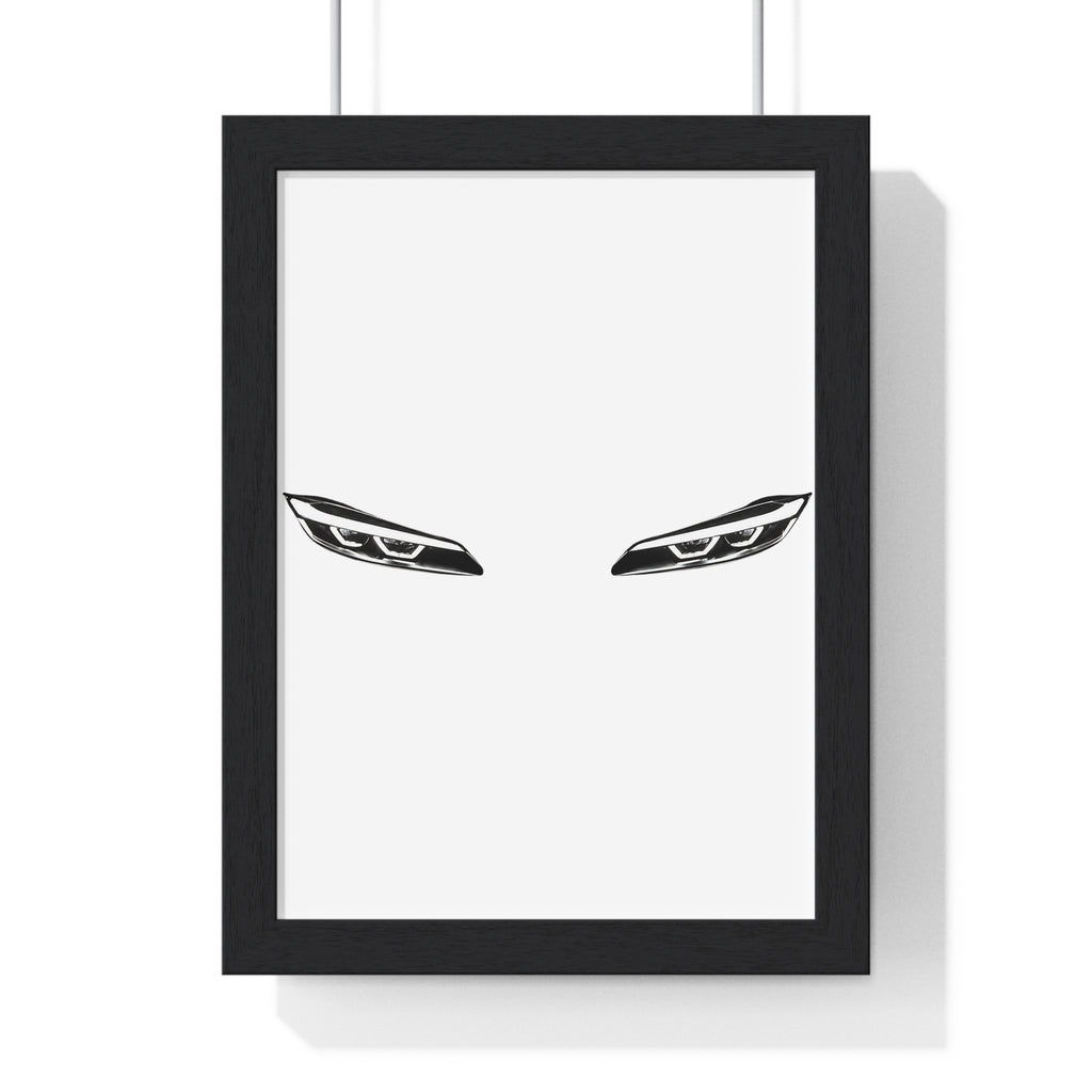 Minimalist Car Headlight Poster