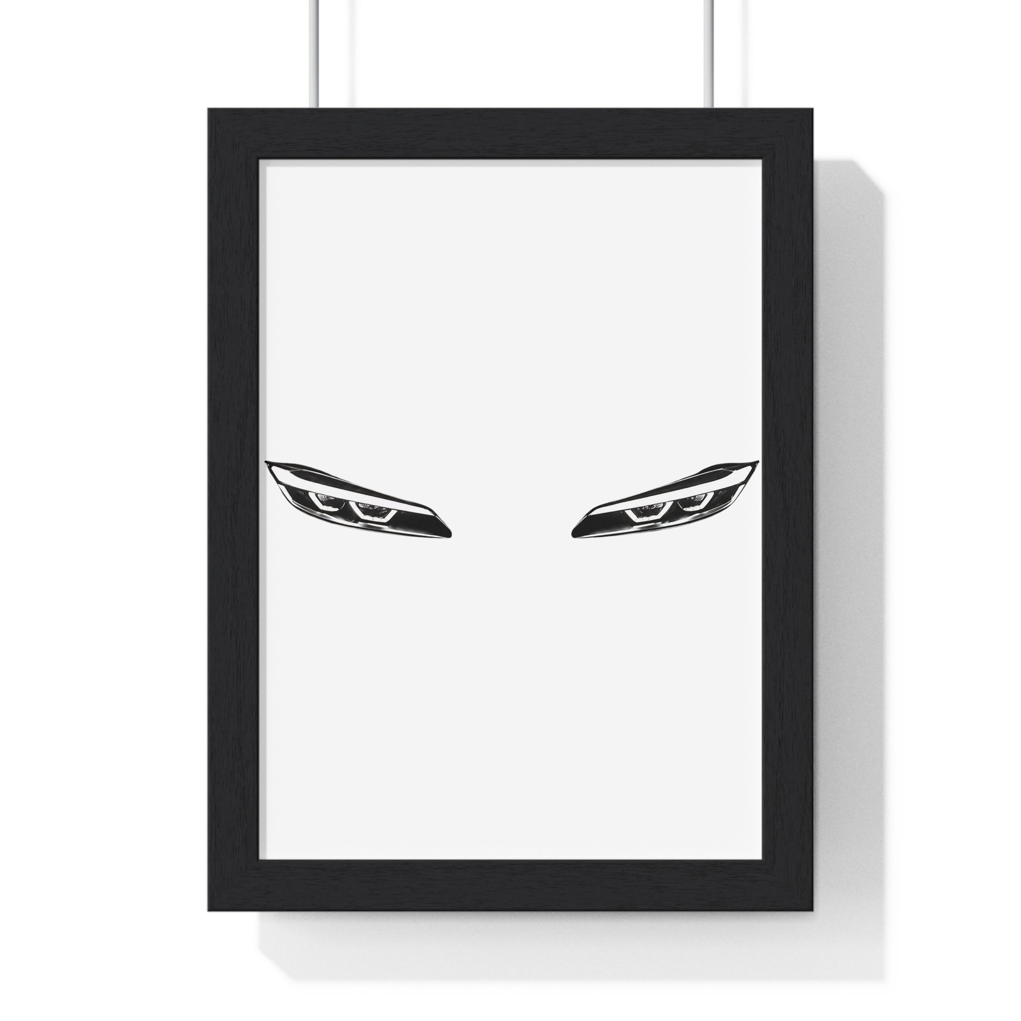 Minimalist Car Headlight Poster