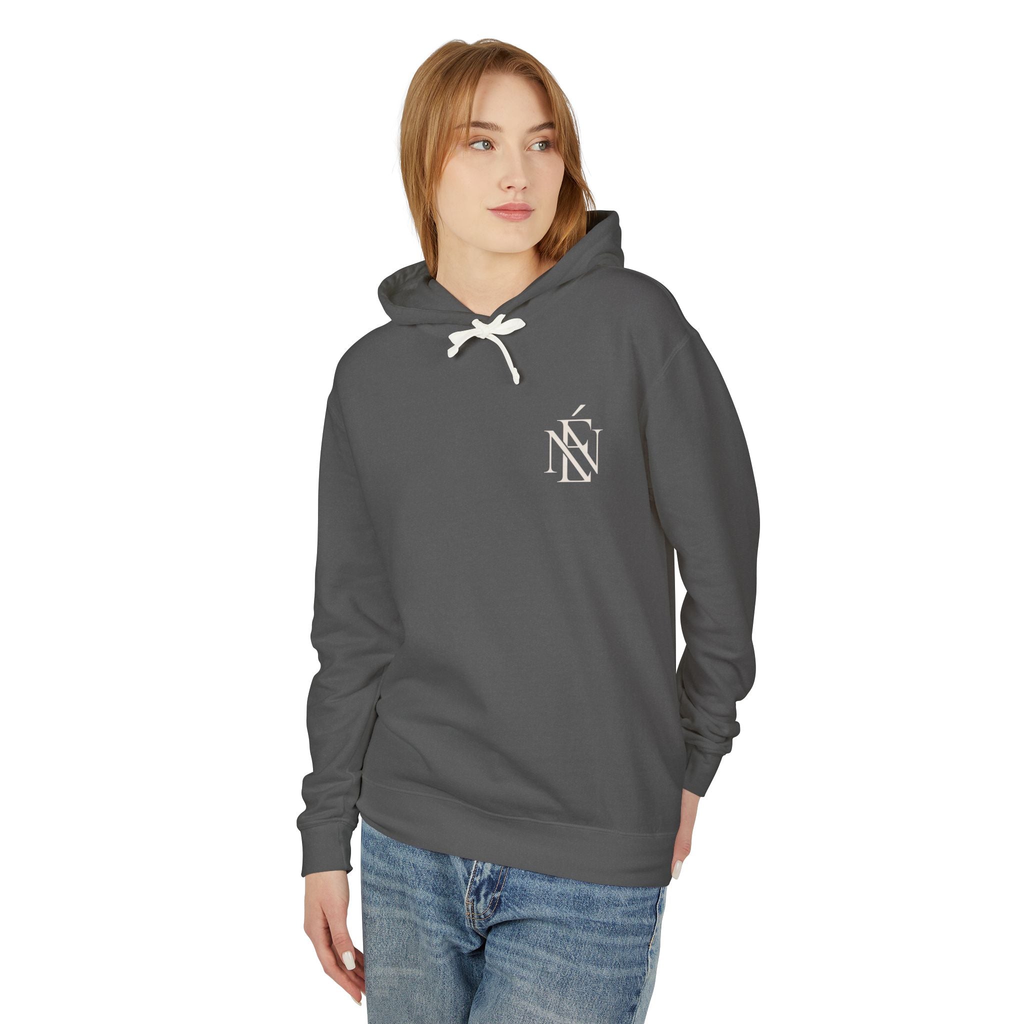 Sleek Car Headlight Eyes Graphic Lightweight Hoodie
