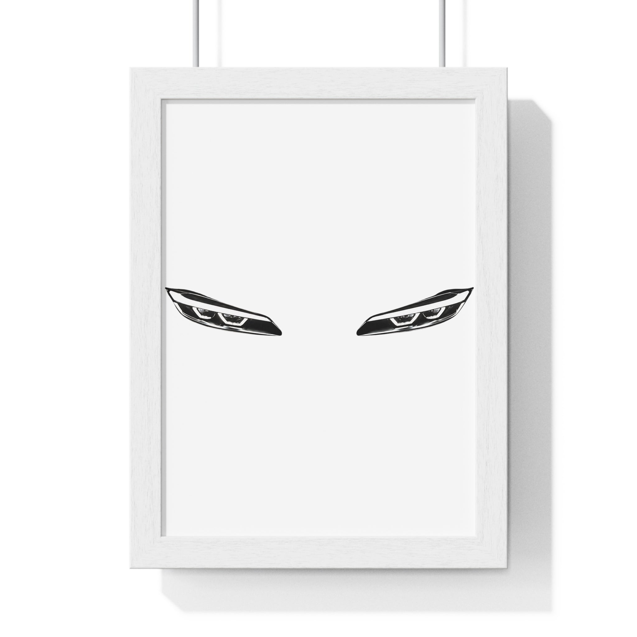 Minimalist Car Headlight Poster