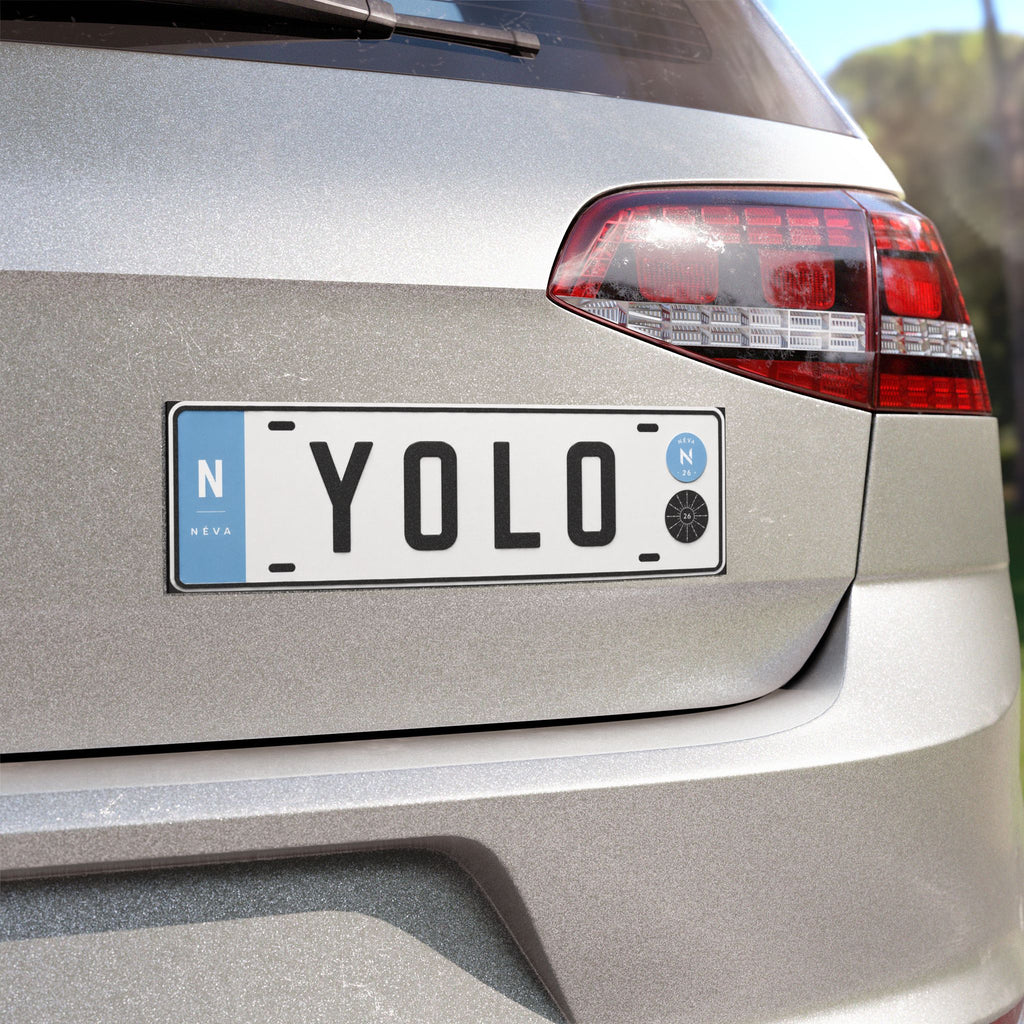 YOLO License Plate Car Magnet