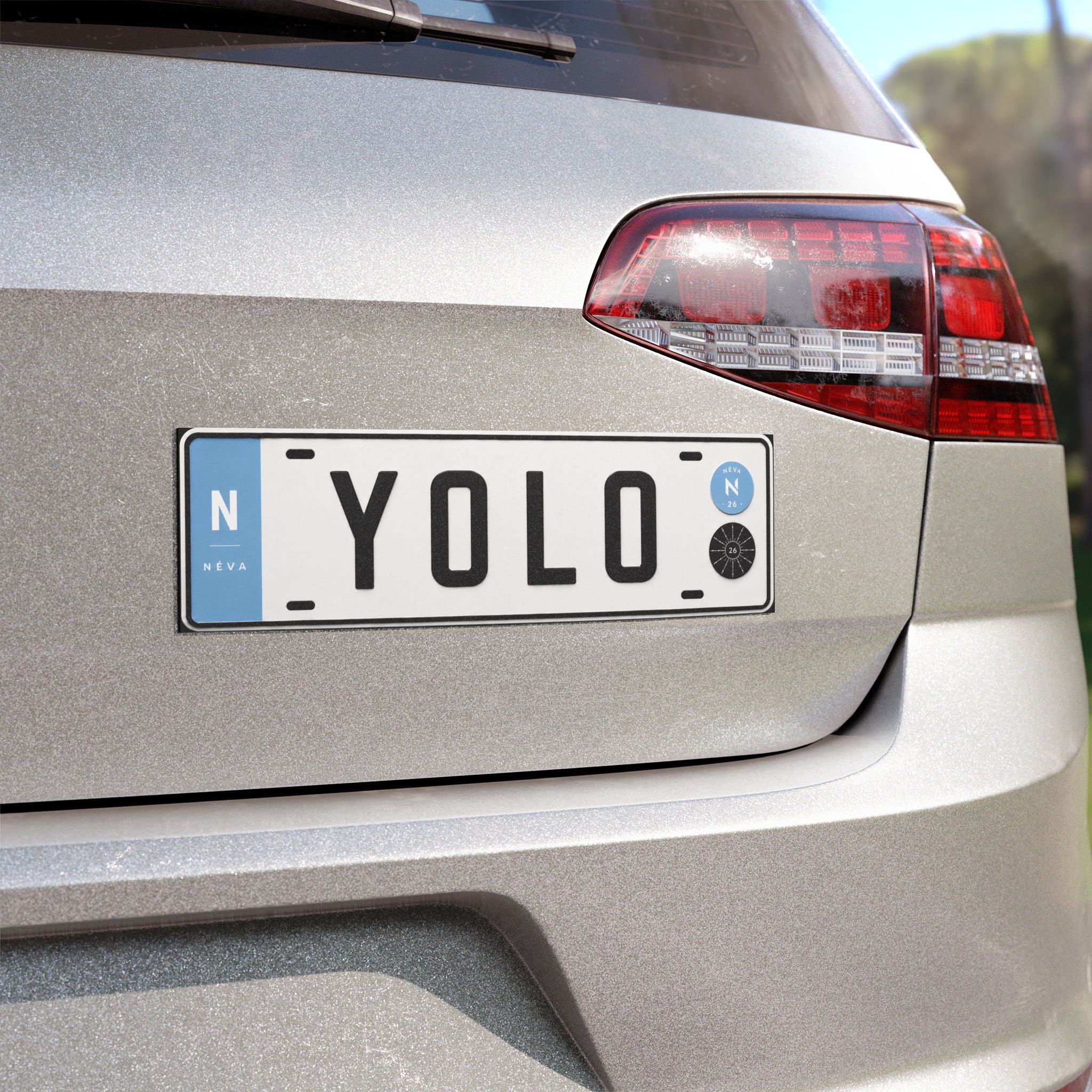 YOLO License Plate Car Magnet