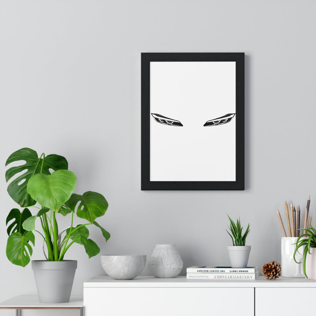 Minimalist Car Headlight Poster