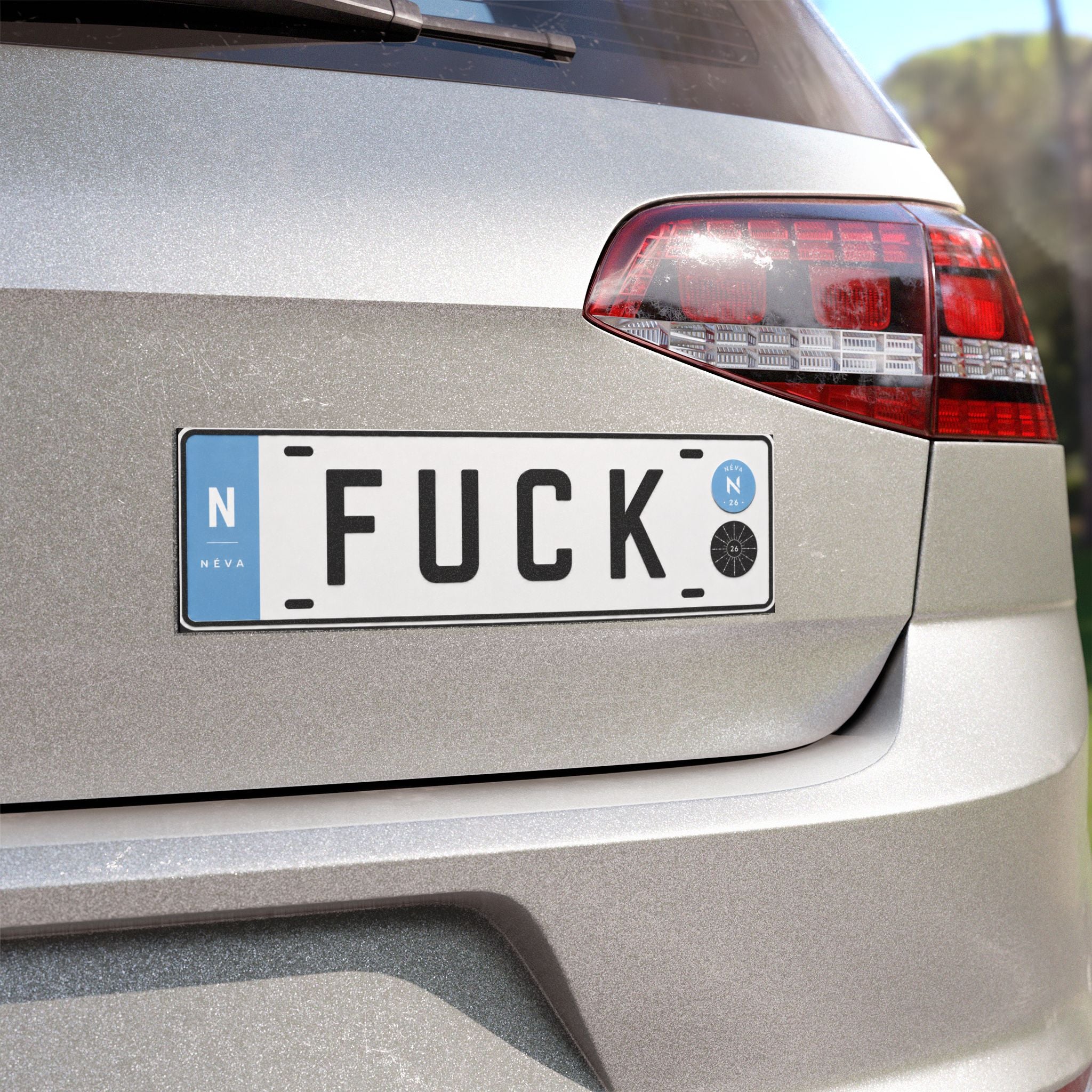 Car Magnet Bold 'FUCK' Statement