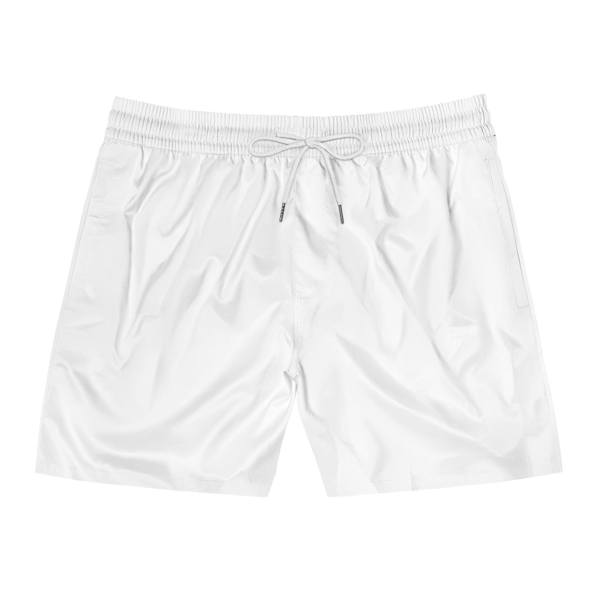 Men's Swim Shorts with Sporty Headlight Graphic