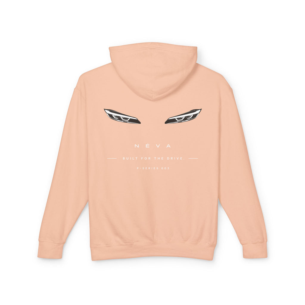 Sleek Car Headlight Eyes Graphic Lightweight Hoodie