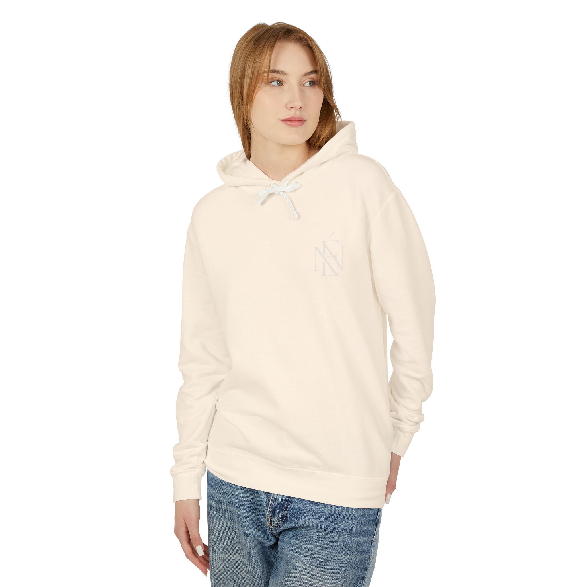 Sleek Car Headlight Eyes Graphic Lightweight Hoodie