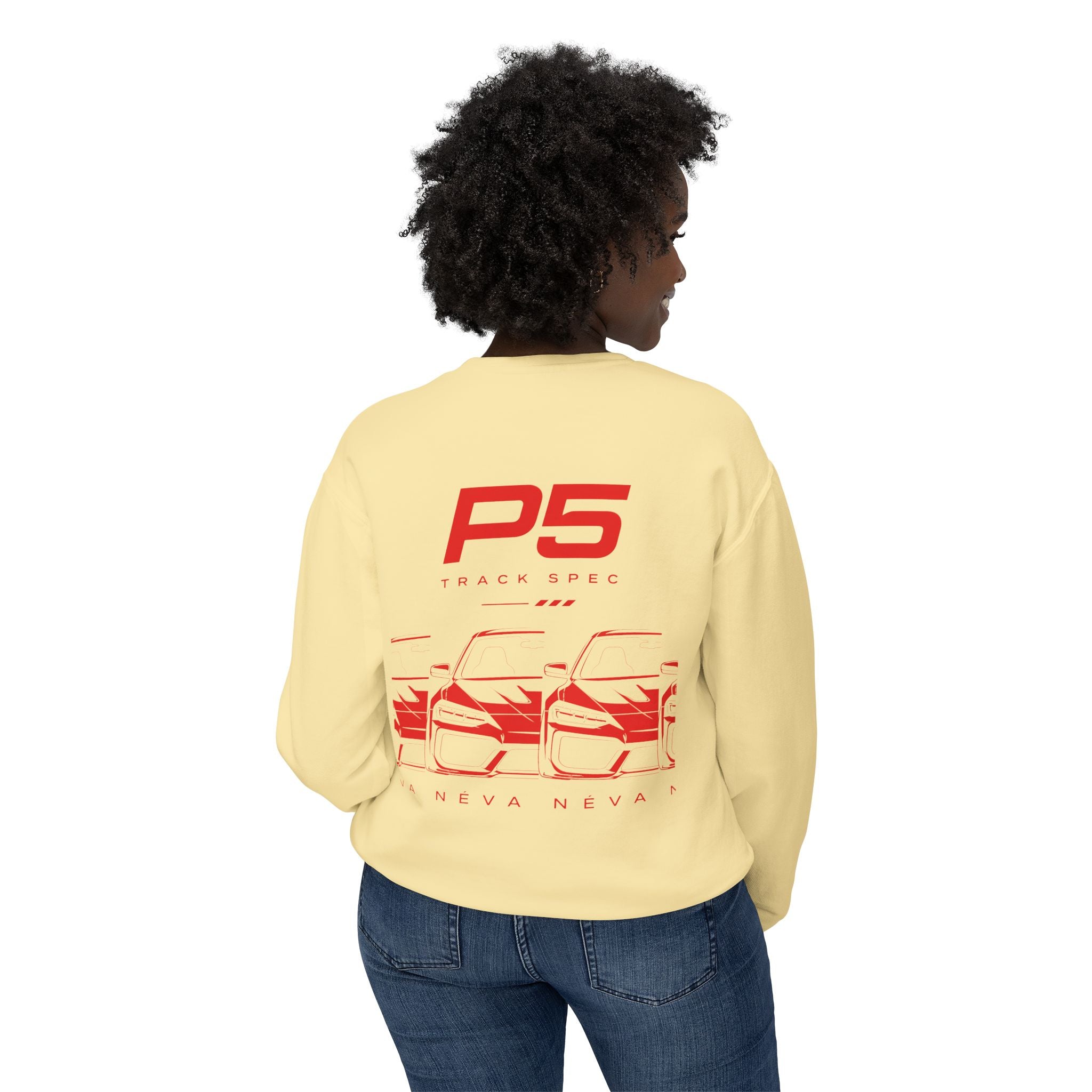 P5 Track Fade Crewneck Sweatshirt