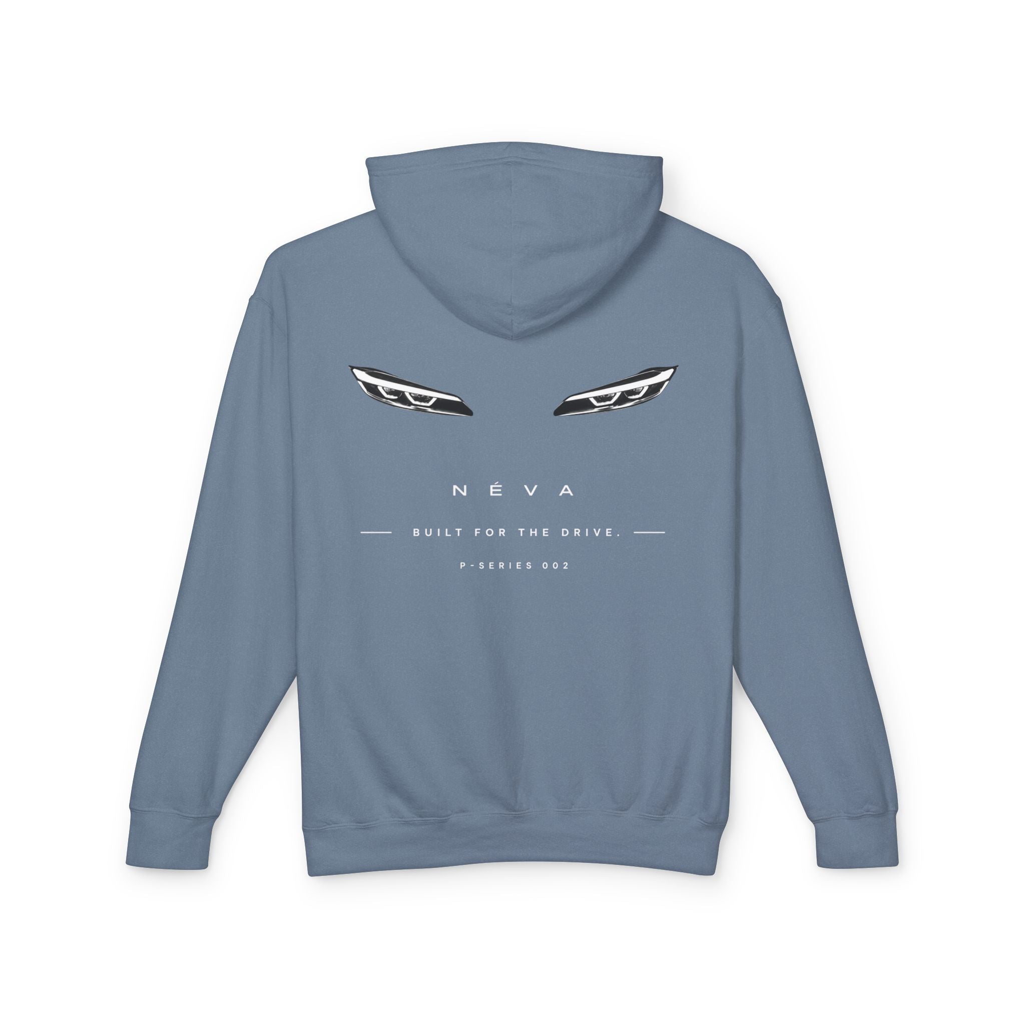 Sleek Car Headlight Eyes Graphic Lightweight Hoodie
