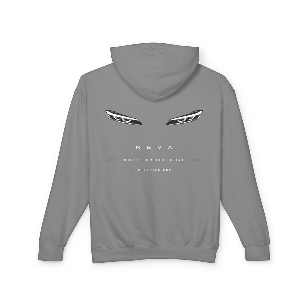 Sleek Car Headlight Eyes Graphic Lightweight Hoodie