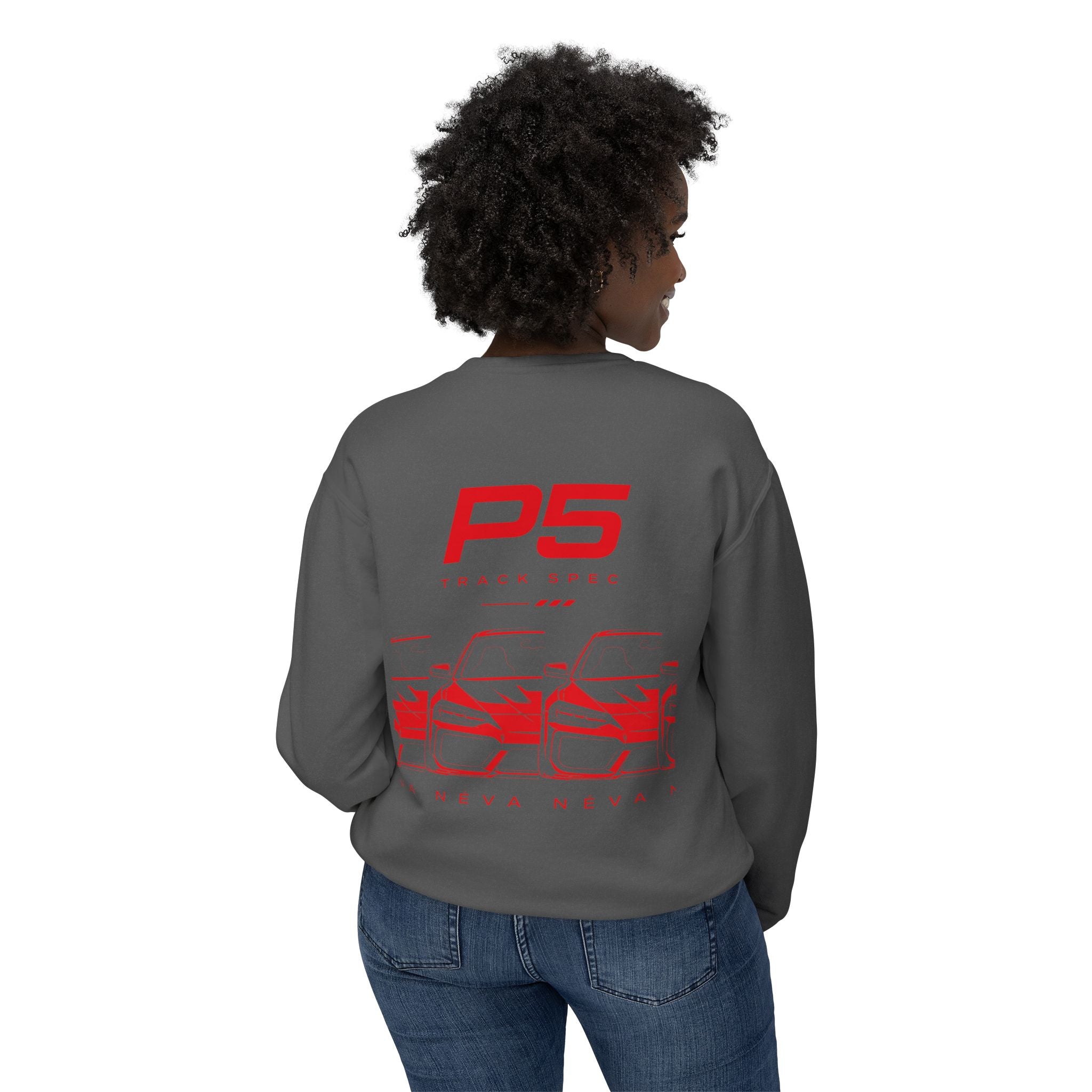 P5 Track Fade Crewneck Sweatshirt